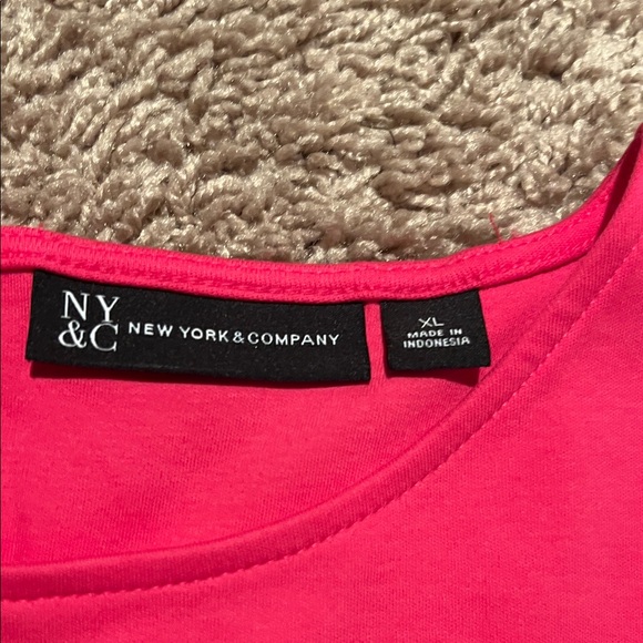 Pink and Red Sleeveless Dress and Black Striped Button-Up shirt dress! - Picture 6 of 8